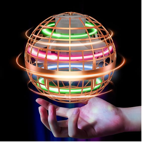 Toys Soaring Hover Boomerang Spinner Hand Controlled Mini Drone Cosmic Globe Spinning Kids
