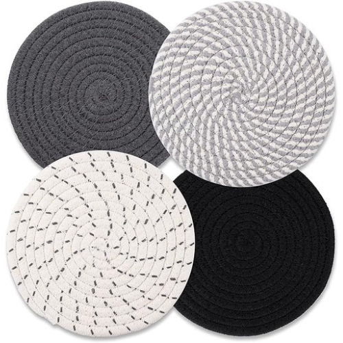 Trivets for Hot Dishes, Hot Pads for Kitchen, 7'' Trivets for Hot Pots and Pans, Pot Holders for Kitchen